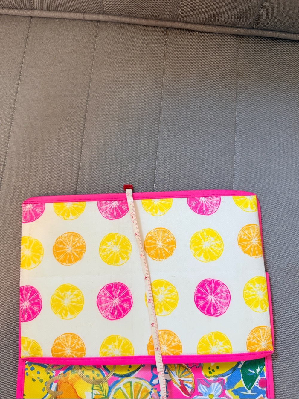 Lilly Pulitzer Pink Citrus Pattern Tote - Picture 8 of 8
